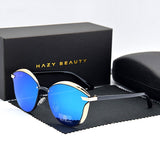 HAZY BEAUTY Butterfly Vintage Sunglasses