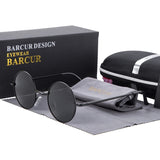 BARCUR Round Vintage Sunglasses