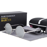 BARCUR Round Vintage Sunglasses