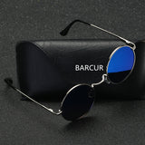BARCUR Round Vintage Sunglasses