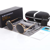 BARCUR Round Vintage Sunglasses
