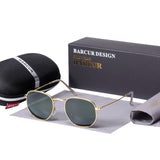 BARCUR Square Vintage Sunglasses