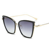 SHENGMEIYU Metal Vintage Sunglasses