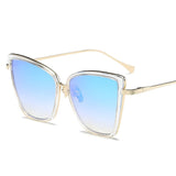 SHENGMEIYU Metal Vintage Sunglasses