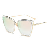 SHENGMEIYU Metal Vintage Sunglasses