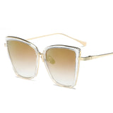 SHENGMEIYU Metal Vintage Sunglasses
