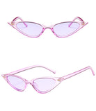 SHENGMEIYU Sexy Cat Eye Vintage Sunglasses