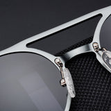 TIVYAS Round Vintage Sunglasses