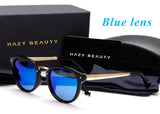 HAZY BEAUTY Cat Eye Vintage Sunglasses