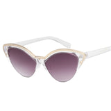 GUVIVI Cat Eye Vintage Sunglasses