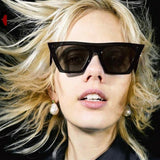 MUSELIFE Square Vintage Sunglasses