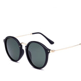 MUSELIFE Round Vintage Sunglasses