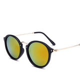 MUSELIFE Round Vintage Sunglasses
