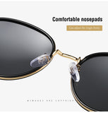 Ellen Buty Oval Vintage Sunglasses