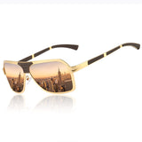 TIYVAS Square Vintage Sunglasses