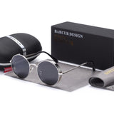BARCUR Round Vintage Sunglasses