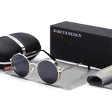 BARCUR Round Vintage Sunglasses