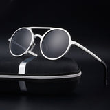 TIVYAS Round Vintage Sunglasses