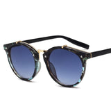 MUSELIFE Round Vintage Sunglasses