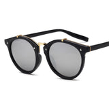 MUSELIFE Round Vintage Sunglasses