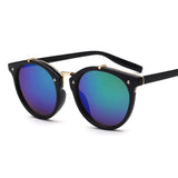 MUSELIFE Round Vintage Sunglasses