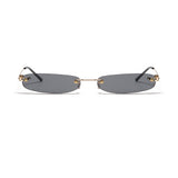 MUSELIFE Rectangle Vintage Sunglasses