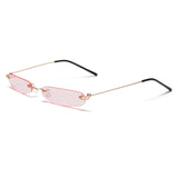 MUSELIFE Rectangle Vintage Sunglasses