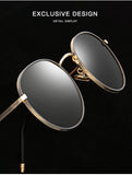 Ellen Buty Oval Vintage Sunglasses