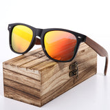 BARCUR Black Walnut Vintage Sunglasses