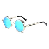 TIYVAS Round Vintage Sunglasses