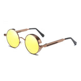 TIYVAS Round Vintage Sunglasses