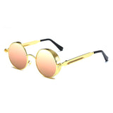 TIYVAS Round Vintage Sunglasses