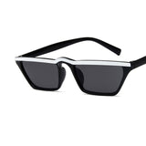 MUSELIFE Rectangle Vintage Sunglasses