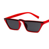 MUSELIFE Rectangle Vintage Sunglasses
