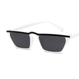 MUSELIFE Rectangle Vintage Sunglasses